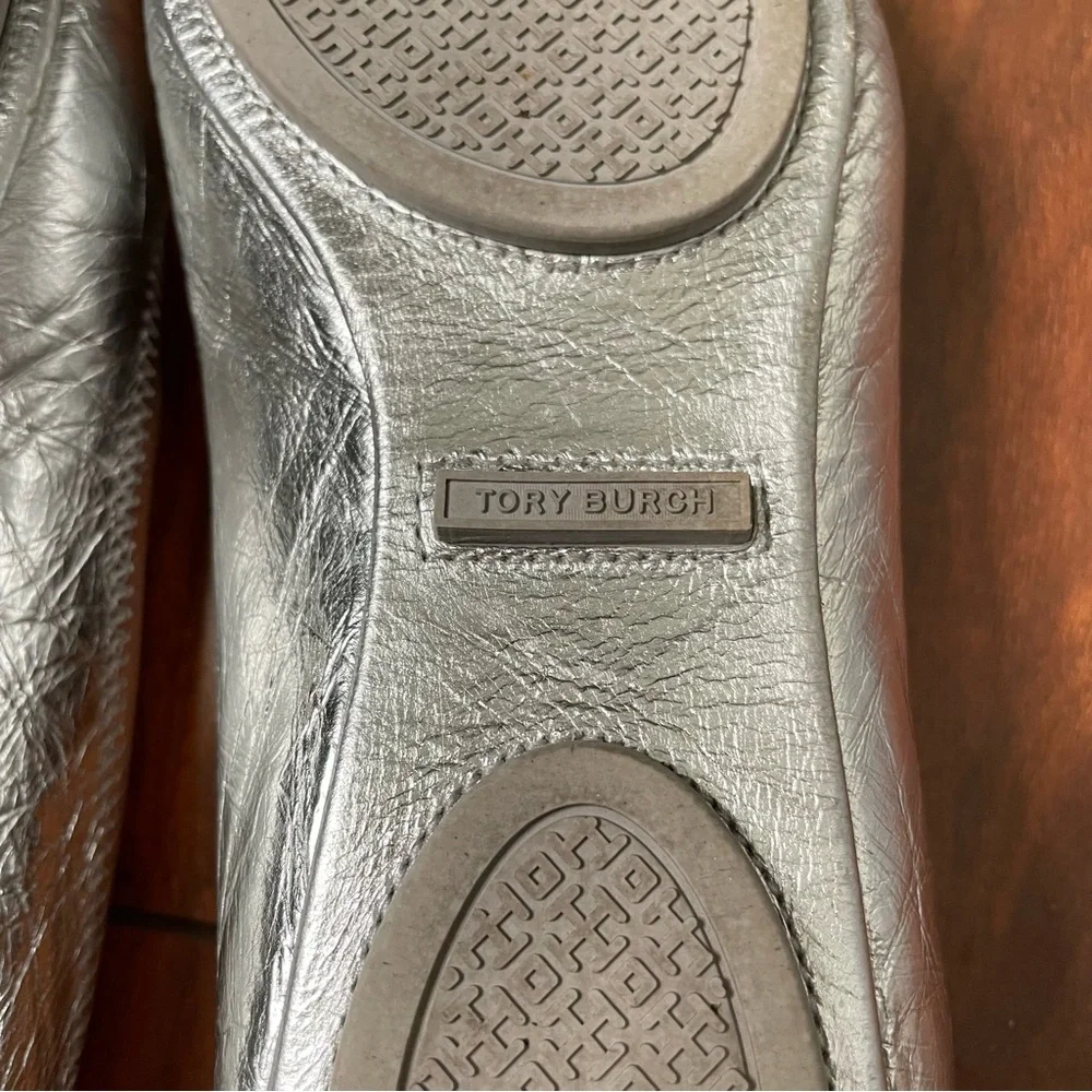 Tory Burch silver metallic